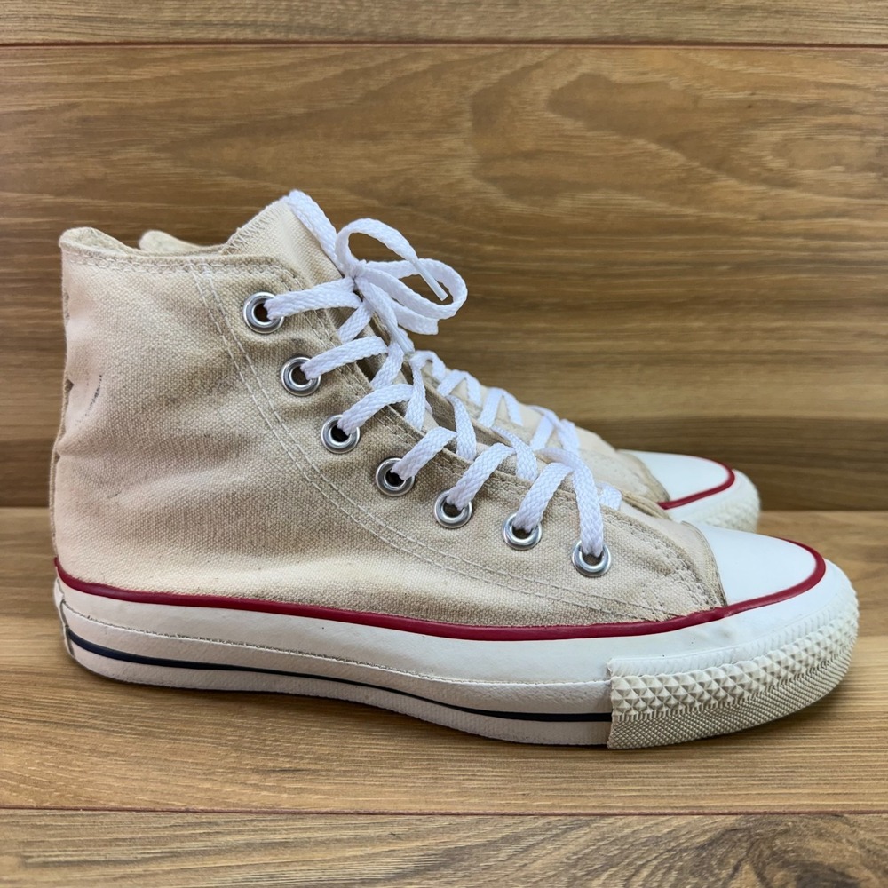 Converse Vintage Made In USA Womens Sneakers 6 Off White High Top Mens 4